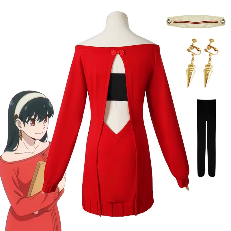 Yod Forger "SPY X FAMILY" Red Costume